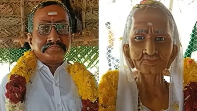 கோவிலில் மாரிமுத்துவிற்கு சிலை வைத்த பா.ஜ.கவினர் - உடன் இருக்கும் சிலை யாருடையது தெரியுமா ?
