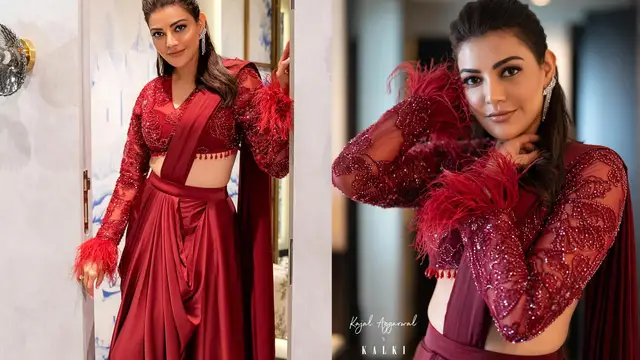 செல்ஃப்பி எடுக்க வந்த சாக்கில் அத்து மீறிய ரசிகர், ஒரு நொடி பதறிப்போன காஜல் அகர்வால் - வைரலாகும் வீடியோ இதோ.