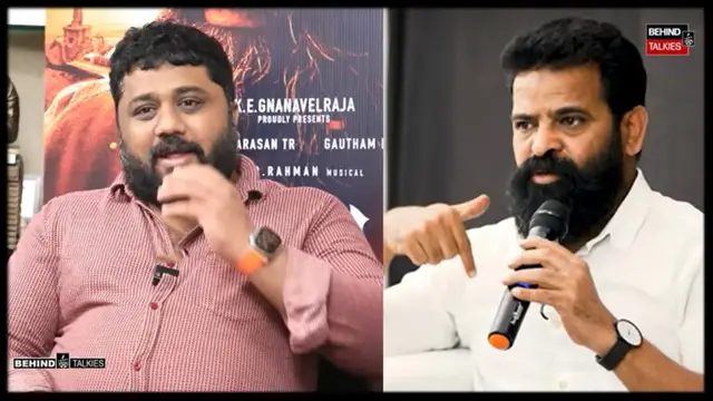 ஞானவேல் பின்னால் சிவகுமாரும் அவரது இரண்டு பிள்ளைகளும் - அமீருக்கு ஆதரவாக கருபழனியப்பன் வெளியிட்ட அறிக்கை.