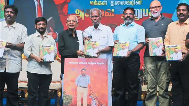 'டிஜிட்டல் இந்தியா இல்லை, திருமா இந்தியா'-திருமாவளவனை புகழ்ந்து தள்ளிய சத்யராஜ்