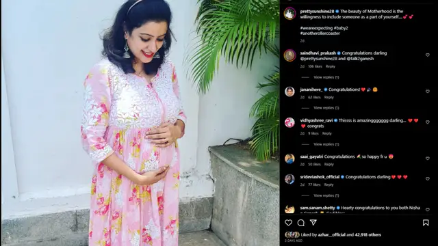 நிஷா கணேஷ் தம்பதிக்கு பிறந்த குழந்தை - அழகிய புகைப்படத்துடன் அறிவித்த கணேஷ். குவியும் வாழ்த்துக்கள்.