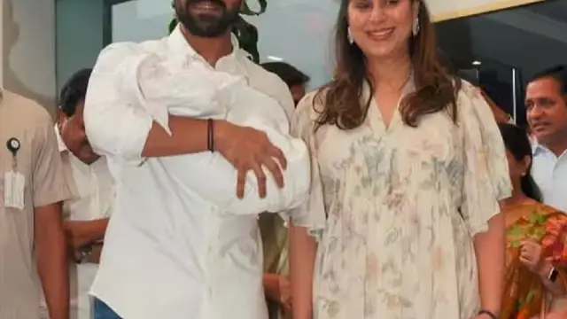 10 ஆண்டு கழித்து பிறந்த தேவதை - பெயர் சூட்டு விழாவில் வித்யாமான பெயரை வைத்த ராம் சரண்