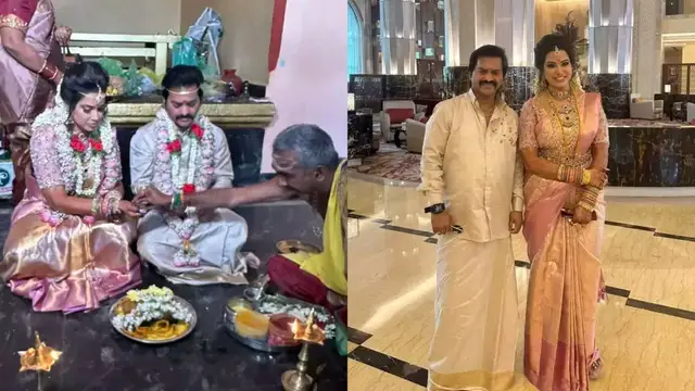 கோலாகலமாக நடந்த ரெடின் கிங்ஸ்லி மனைவி சங்கீதா வளைகாப்பு - குவிந்த சின்னத்திரை, வெள்ளித்திரை பிரபலங்கள்