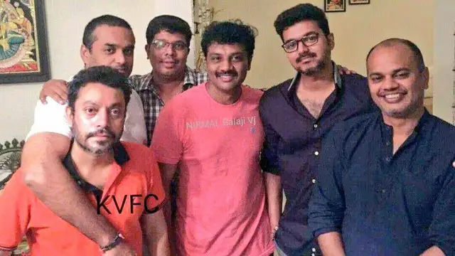 முக்கிய பொறுப்பில் விஜய்யின் நண்பரை அமர வைத்த தி.மு.க அரசு - உதயநிதியுடன் இருக்கும் புகைப்படத்தை பதிவிட்டு சஞ்சீவ் வாழ்த்து.