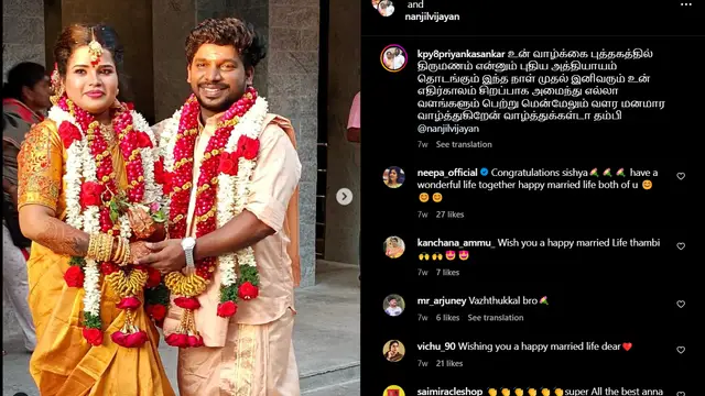எத்தனையோ பொண்ணுங்க வேணான்னு சொல்லி அசிங்கப்படுத்தினாங்க - மனைவி முன் கலங்கிய நாஞ்சில் விஜயன்.