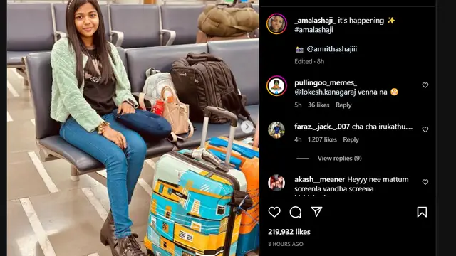என்னது தளபதி 67ல் அமலா ஷாஜி நடிக்கிறாரா ? இன்ஸ்டாகிராமில் அவர் போட்ட பதிவால் காண்டான விஜய் ரசிகர்கள்.