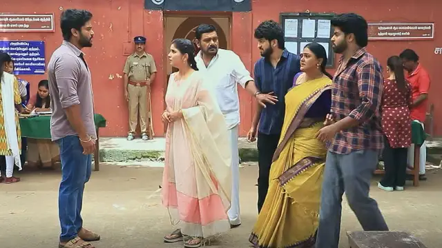 அரசி காலில் விழுந்து மன்னிப்பு கேட்ட குமார், ஆத்திரத்தில் சக்திவேல் - பாண்டியன் ஸ்டோர்ஸ் 2