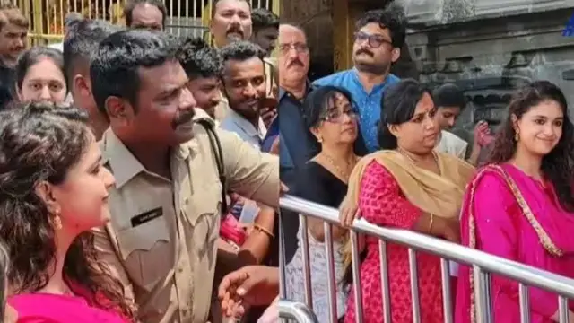 திருப்பதியில் கீர்த்தி சுரேஷிடம் தமிழில் பேச சொன்ன செய்தியாளர் - பேச மறுத்து அவர் சொன்ன காரணம். கடுப்பான தமிழ் ரசிகர்கள்