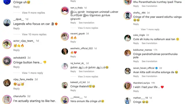 Cringe Pro Max, Cringe தலைவி - காருக்குள் அதிதி வெளியிட்ட வீடியோவை கண்டு கடுப்பான நெட்டிசன்கள்.