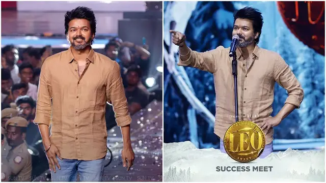 லியோ சக்ஸஸ் மீட்டிற்கு விஜய் மனைவி இதனால் தான் வரல - பிரபல நடிகர் சொன்ன தகவல்.