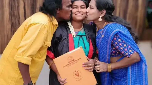 தலைமுறையிலேயே முதல் ஆள் - பெருமை சேர்த்த மகள். மகிழ்ச்சி வெள்ளத்தில் அந்தோனி தாஸ்.