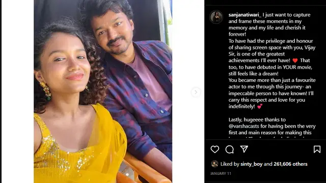 பேசாமா நீங்களே ஹீரோயினா நடிச்சிருக்கலாம் - வாரிசு படத்தில் நடித்த பெண்ணின் இன்ஸ்டா புகைப்படங்களை கண்டு வர்ணிக்கும் ரசிகர்கள்.