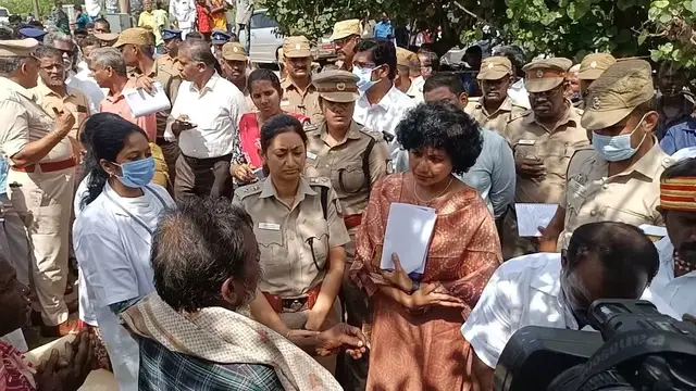 பாதிக்கப்பட்ட மக்களுக்கு மிரட்டல், துணிவில்லாத அமைச்சர் கயல்விழி - ரஞ்சித் கண்டனம்.