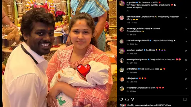 அட்லீ தன் மகனுக்கு மீர் என்று பெயர் வைக்க ஷாருகான் தான் காரணமா ? அப்போ விஜய எங்க அண்ணே அண்ணனு சொன்னது எல்லாம்