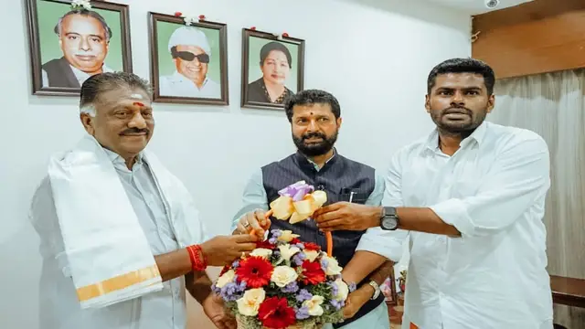 “ஒ.பி.எஸ் அண்ணா மிகப்பெரிய தலைவர் தமிழக மக்களுக்காக அரும்பாடு பட்டவர்”- ஒ.பி.எஸ்ஸை புகழ்ந்த அண்ணாமலை.