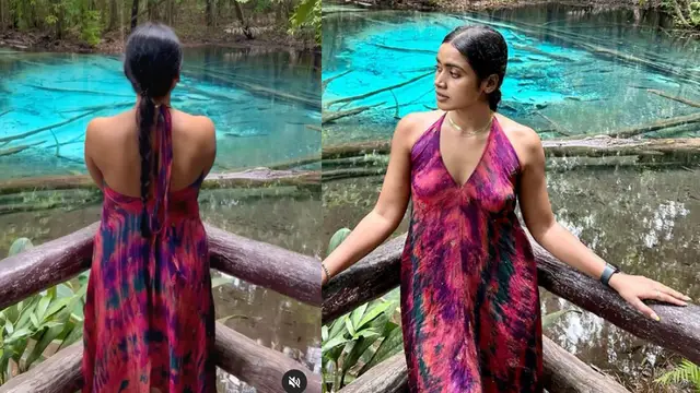 சீரியலில் தான் குடும்ப குத்து விளக்கு ஆனால் நிஜத்தில் - பொன்னி சீரியல் நடிகையின் இன்ஸ்டா கிளிக்ஸ்.