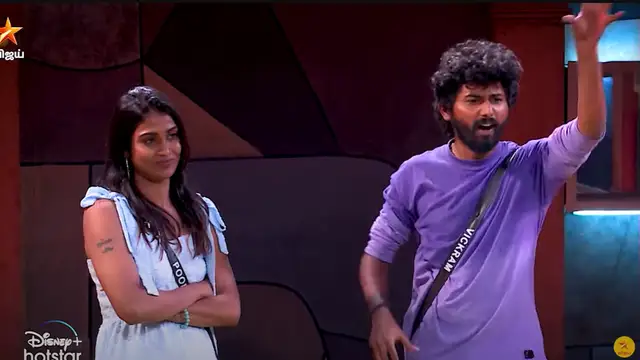 'ஏங்க அவன இப்படி பண்றீங்க' - தந்திரமாக விக்ரமை வைத்து ஸ்கோர் செய்யப் பாக்கும் பூர்ணிமா.