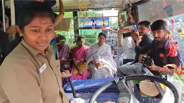'எனக்கு இந்த அசிங்கம் தேவையில்லை' பணியில் இருந்து நீக்கிய உரிமையாளர் - தேம்பி அழுத பெண் ஓட்டுநர் ஷர்மிளா