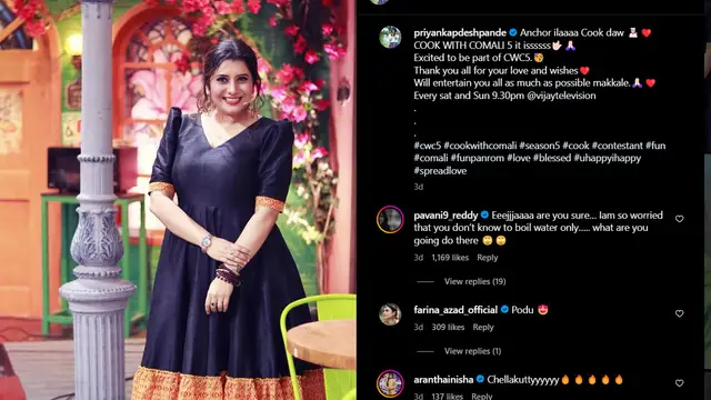 தன்னை சாப்பாடு விஷயத்தை வைத்து கேலி செய்த வனிதா, திருமண விஷயத்தை வைத்து பதிலடி கொடுத்த பிரியங்கா.