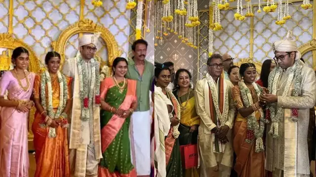 விஜி சந்திரசேகரின் மகளுக்கு நடந்து முடிந்த திருமணம் - நேரில் வந்து வாழ்த்திய சூர்யா,மைக் மோகன்,ராதிகா