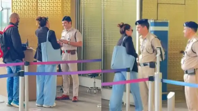ரஜினி பட நடிகையாக இருந்தாலும் கடமையில் தவறாத அதிகாரி - வைரலாகும் வீடியோ
