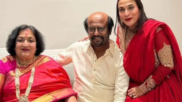 வாவ், சூப்பர் - தனது மகள் ஐஸ்வர்யா கட்டிய பிரம்மாண்ட வீட்டை பார்த்து வியந்த சூப்பர் ஸ்டார்