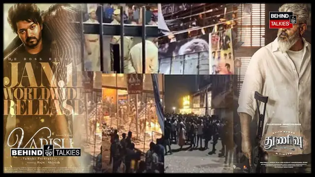 வாரிசு Vs துணிவு FDFS அலப்பறைகள் : 'இந்த மாதிரி காட்சி வைங்க' - தான் இயக்கிய படத்தின் வீடியோ பகிர்ந்த ரசிகர். சேரனின் Reaction