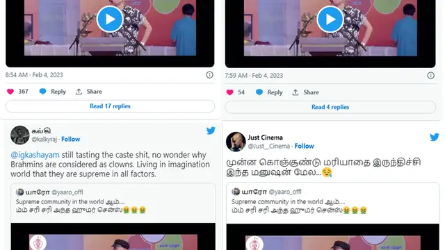 "பிராமிணர்கள் தான் சுப்பீரிம் கம்யூனிட்டி" என்ற பாஸ்கிக்கு ஆதரவு தெரிவித்த ஜேம்ஸ் வசந்தன் - விமர்சிக்கும் நெட்டிசன்கள்.