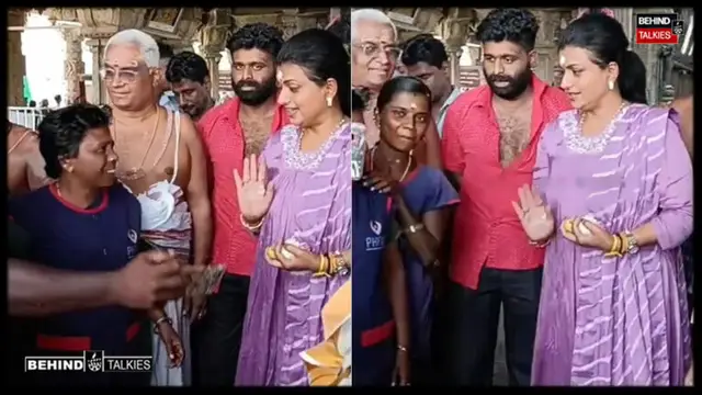 'இவர்கிட்ட இருந்து கத்துக்கோங்க', தூய்மை பணியாளர்களிடம் யோகி பாபு நடந்துகொண்ட விதம்- ரோஜாவை வம்பிலுக்கும் ரசிகர்கள்