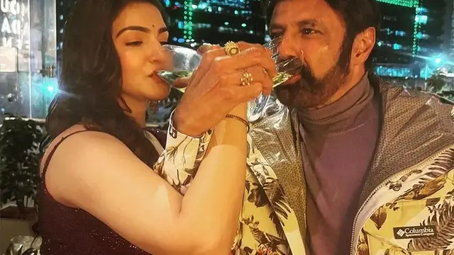 62 வயது பாலய்யாவிற்கு அம்மாவாக நடித்துவிட்டு, சக்சஸ் பார்ட்டியில் பாலய்யாவுடன் மது அருந்திய 31 வயசு ஜீவா பட நடிகை.