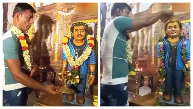 தினமும் பால் அபிஷேகம், பூஜை - ரஜினிக்கு சிலை வைத்து கடவுளாய் வழிபடும் ரசிகர் - உங்கள் கருத்து என்ன?