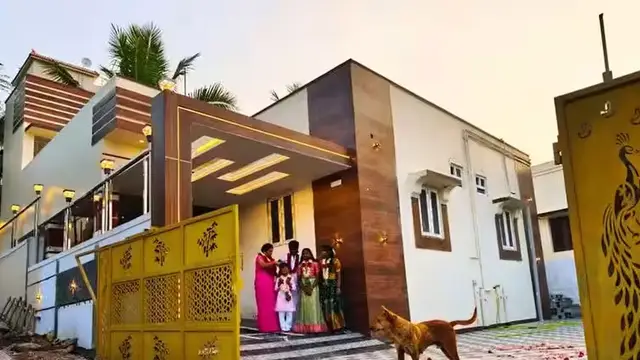 கெஸ்ட் ஹவுஸை தொடர்ந்து பிரம்மாண்ட வீடு கட்டி குடியேறிய மதுரை முத்து - எப்படி இருக்குன்னு பாத்தா அசந்துடுவீங்க.