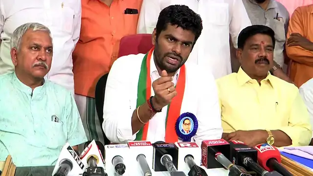 “கூட்டணி யார்  யாருடன் ?” என்ற கேள்விக்கு விளக்கமளித்த பாஜக தமிழக மாநில தலைவர் அண்ணாமலை.