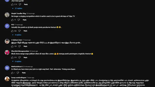 தன் முன்னே மகளுக்கு Pick Up line போட்ட Dj பிளாக் - எச்சரித்த பூஜாவின் தாய். சூப்பர் சிங்கர் நிகழ்ச்சியில் ஏற்பட்ட பரபரப்பு.