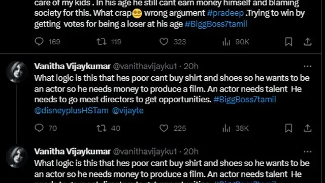 Nepotism பஞ்சாயத்தில் சிக்கிய ஜோவிகா - நேற்று கமல், சுருதி ஹாசனுக்காக செய்த விஷயத்தை உதாரணம் காட்டிய வனிதா.