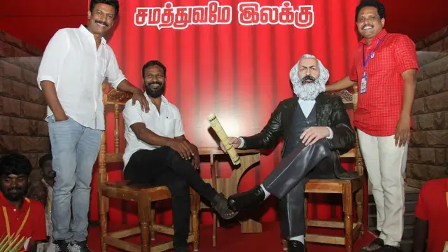 "அப்படி பார்த்தால் கடவுளே கம்யூனிஸ்ட் தான்" - மார்க்சிஸ்ட் கம்யூனிசிஸ்ட் விழாவில் நடிகர் சமுத்திரக்கனி