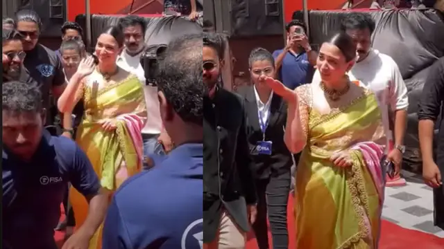 காவாலா நடிகை தமன்னாவின் கையை  பிடித்த ரசிகர் - பின் நடந்த சம்பவம். வீடியோ இதோ.