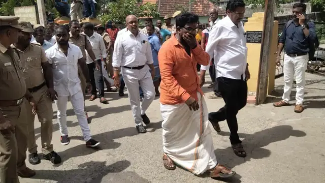 உடலில் இருக்கும் பிரச்சனை, விசாரணைக்கு நடுவே வெளியேற முயன்ற கனல் கண்ணன் - மீண்டும் கைது செய்த போலீசார்.