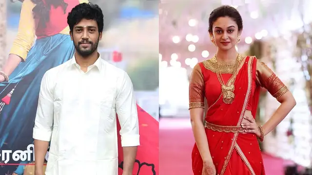 முடிந்தது ஐஸ்வர்யாவின் நிச்சயதார்த்தம். ஆக்ஷன் கிங் வீட்டின் மருமகனானார் தம்பி ராமய்யா மகன் - திருமணம் எப்போது?