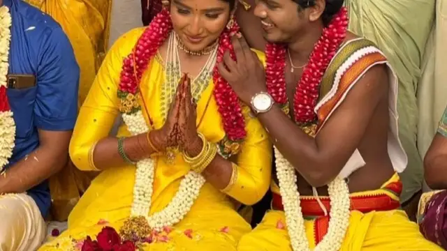 கடந்த மாதம் காதலை அறிவித்து இருந்த நிலையில் இந்த மாதம் திருமணத்தை முடித்த கனா காணும் காலங்கள் சீரியல் பிரபலங்கள்.