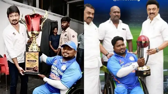 மாற்றுத் திறனாளிகள் கிரிக்கெட்னு சொன்னாலே இப்ப, நாச்சியப்பன் பாத்திரக்கடை கோப்பையா'ன்னு கேலி செய்றாங்க - சச்சின் சிவா வேதனை