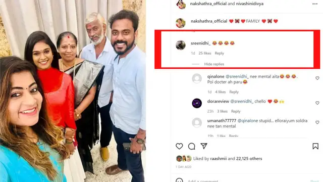தன் கணவர் பற்றியெல்லாம் பேசியதை மறந்து மீண்டும் ஸ்ரீநிதியுடன் சேர்ந்த நக்‌ஷத்ரா. இருவரும் வெளியிட்ட வீடியோ இதோ.