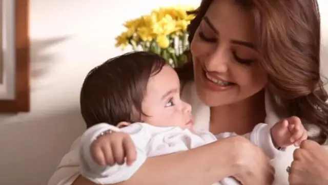 8 வயதில் தான் என் மகனுக்கு படம் காட்டுவேன், அதுவும் விஜய்யின் இந்த படத்தை தான் முதலில் காட்டுவேன் - காஜல் அகர்வால்.