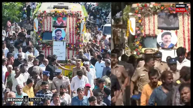 இறுதி ஊர்வலத்தில் உடைந்து போன பாக்கியராஜ் குடும்பம், காவல்துறை அணிவகுப்பு மரியாதை 