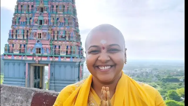 மொட்டை அடித்து, அலகு குத்தியது ஏன்? அப்படி என்ன வேண்டுதல்? காதல் சரண்யா சொன்ன காரணம்