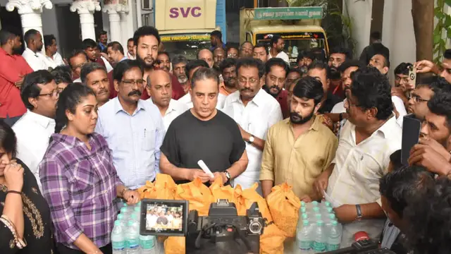 'படுத்தே விட்டானய்யா' தி.மு.க அரசியின் மீட்பு பணிகள் குறித்த கமலின் பேச்சை கேலி செய்த கஸ்தூரி
