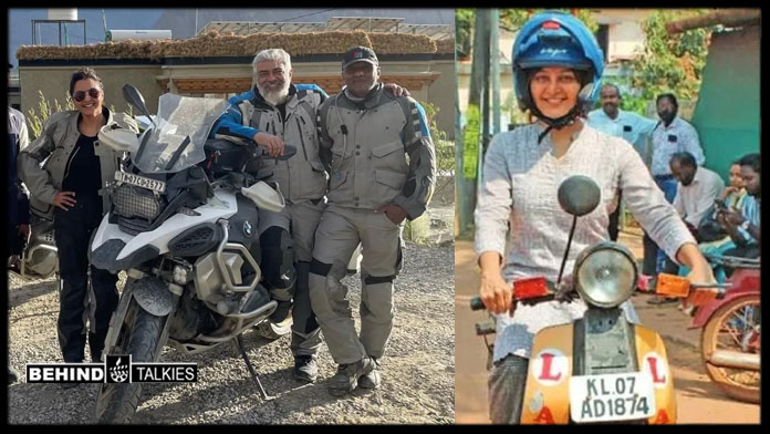 அஜித் பற்றவைத்த பைக் ஆசை – 44 வயதில் மஞ்சு வாரியர் செய்த செயல். எல்லாம் அதற்கு தான்.