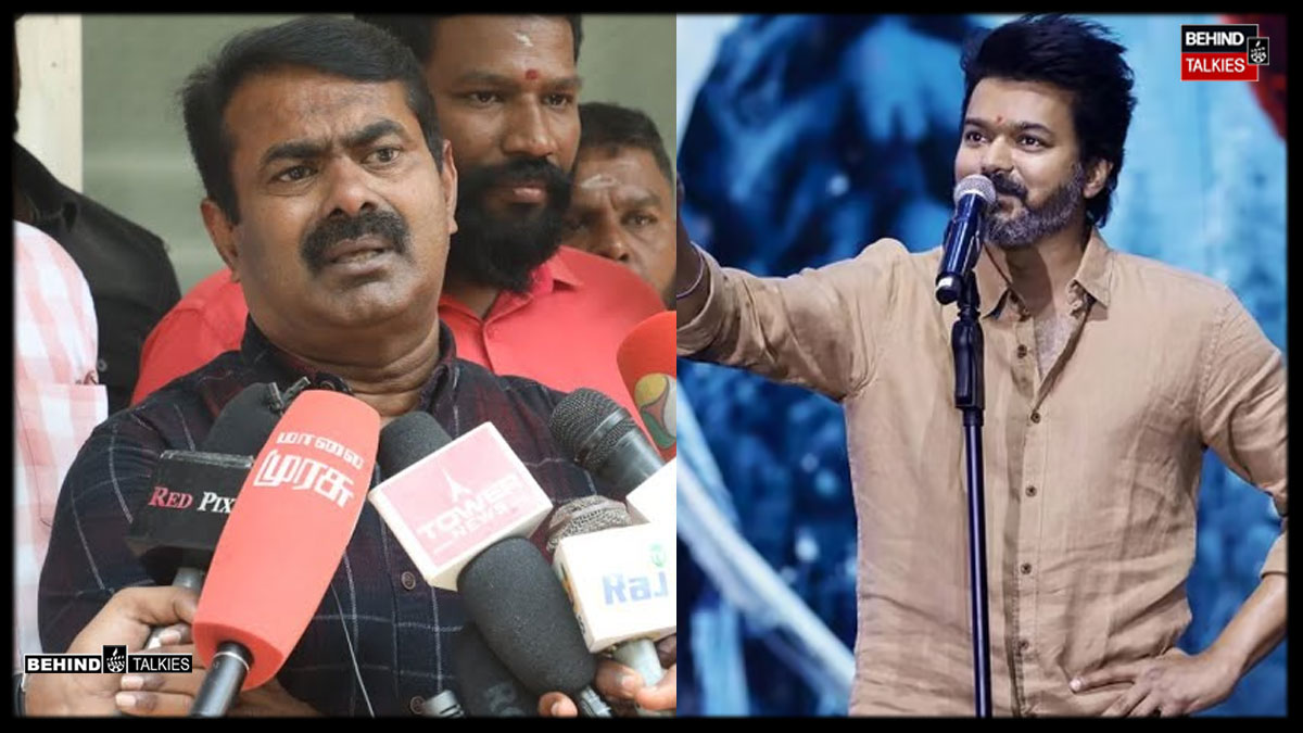 விஜயகாந்த் வலிமையாக இருந்தார். விஜய் இதை செஞ்சா தான் வெற்றியை நெருங்க முடியும் – விஜய் பேச்சு குறித்து  சீமான்