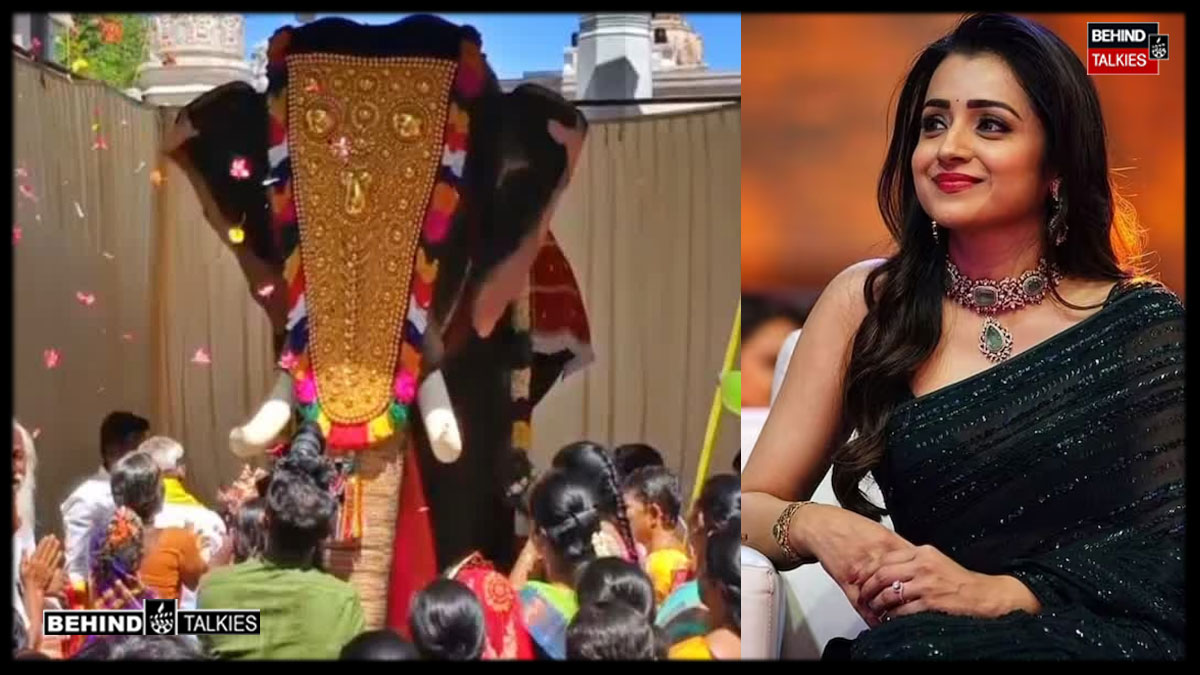 விநாயகர் கோயிலுக்கு லட்ச கணக்கில் வாரி வழங்கிய நடிகை திரிஷா – மலர் தூவி பூஜை செய்த பக்தர்கள், பொதுமக்கள்