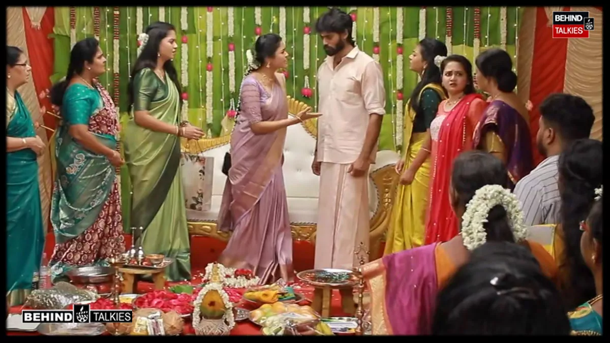 வளைகாப்பு விழாவில் குமரனை அசிங்கப்படுத்தும் கங்கா, அதிர்ச்சியில் குடும்பம் – மகாநதி